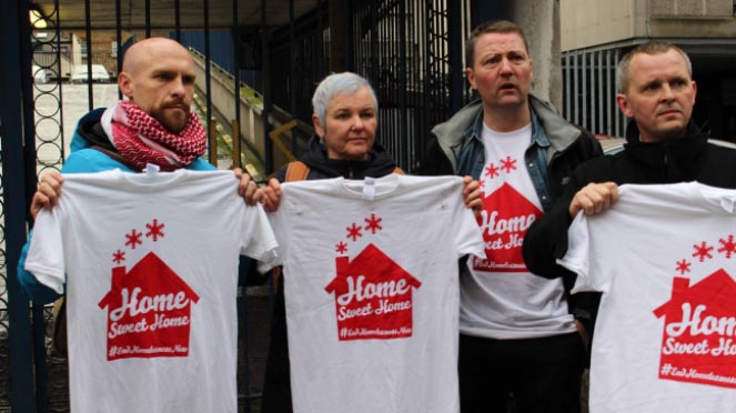 Home Sweet Home tshirts on the front line
