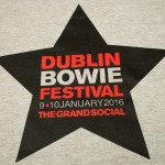 Dublin Bowie Festival black star logo in plastisol ink